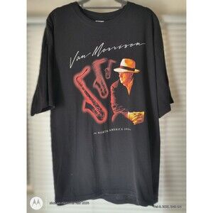 Vintage Van Morrison Concert Tour T-Shirt Y2K 2006 North America XL Double Sided